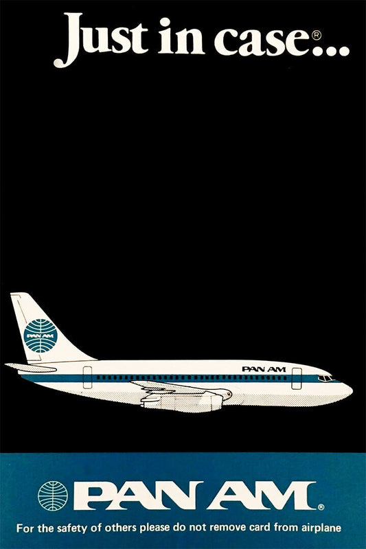 Pan American Airlines Vintage Travel Poster Wall Art Print Home Wall Decor - xonomax