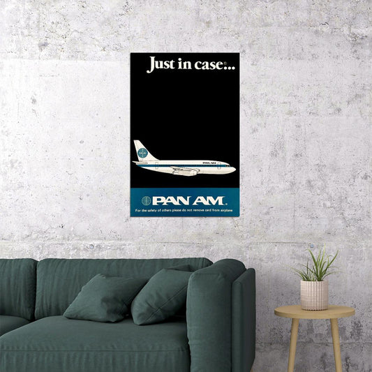 Pan American Airlines Vintage Travel Poster Wall Art Print Home Wall Decor - xonomax