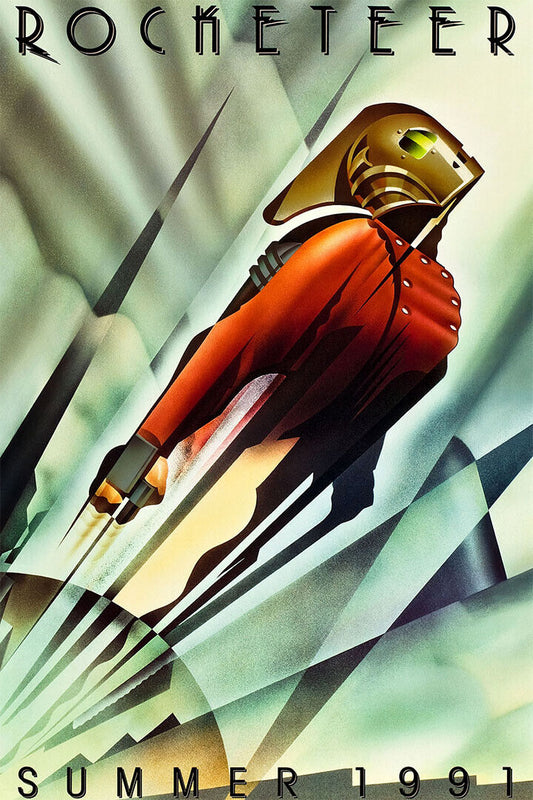 The Rocketeer Action Movie Poster Wall Art Print Home Wall Decor - xonomax