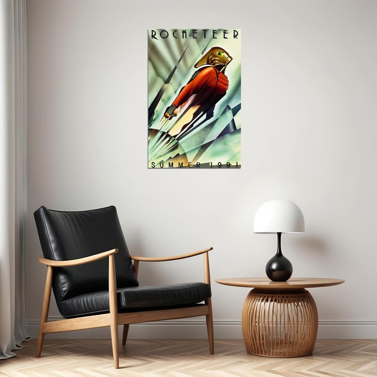 The Rocketeer Action Movie Poster Wall Art Print Home Wall Decor - xonomax