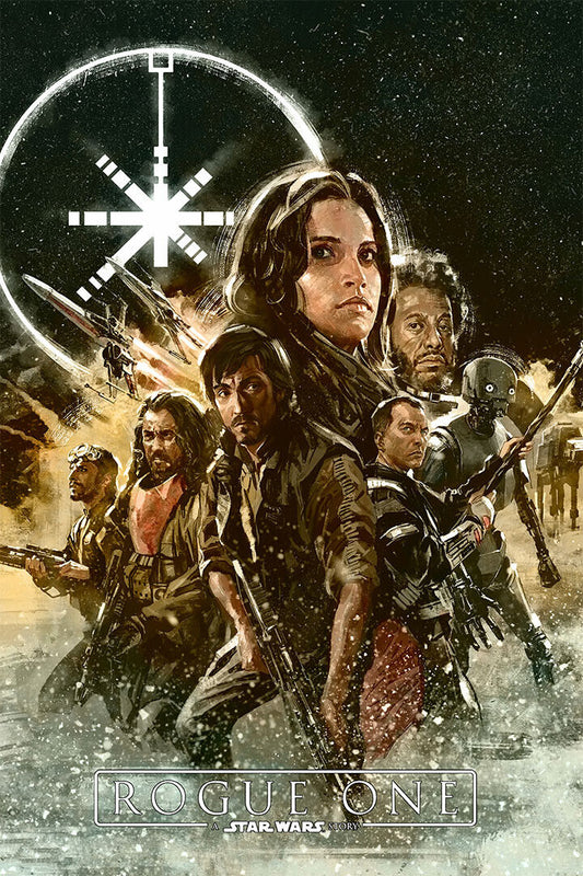 Star Wars Rogue One Action Movie Poster Wall Art Print Home Wall Decor - xonomax