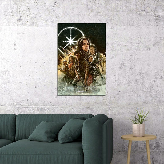 Star Wars Rogue One Action Movie Poster Wall Art Print Home Wall Decor - xonomax