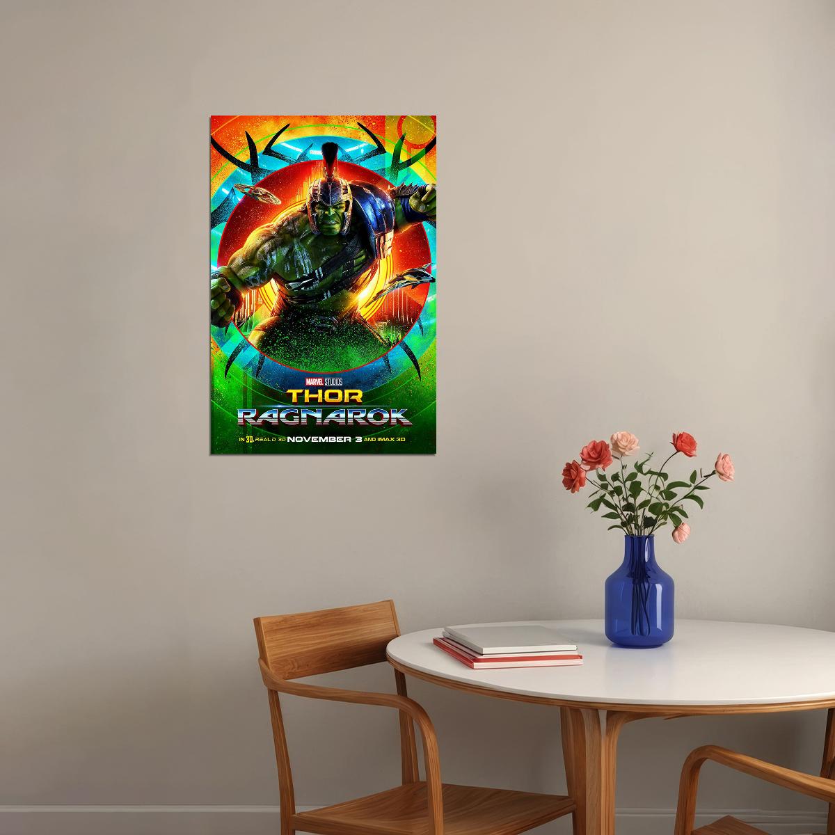 Thor Ragnarok Adventure Movie Poster Wall Art Print Home Wall Decor - xonomax