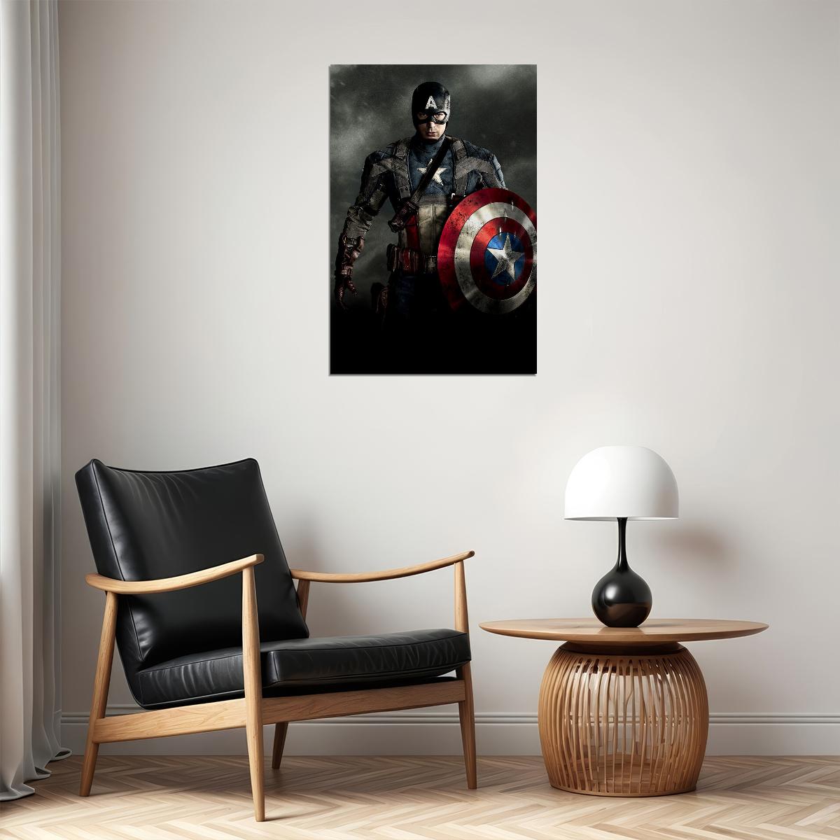 Captain America First Avenger Action Poster Wall Art Print Home Wall Decor - xonomax