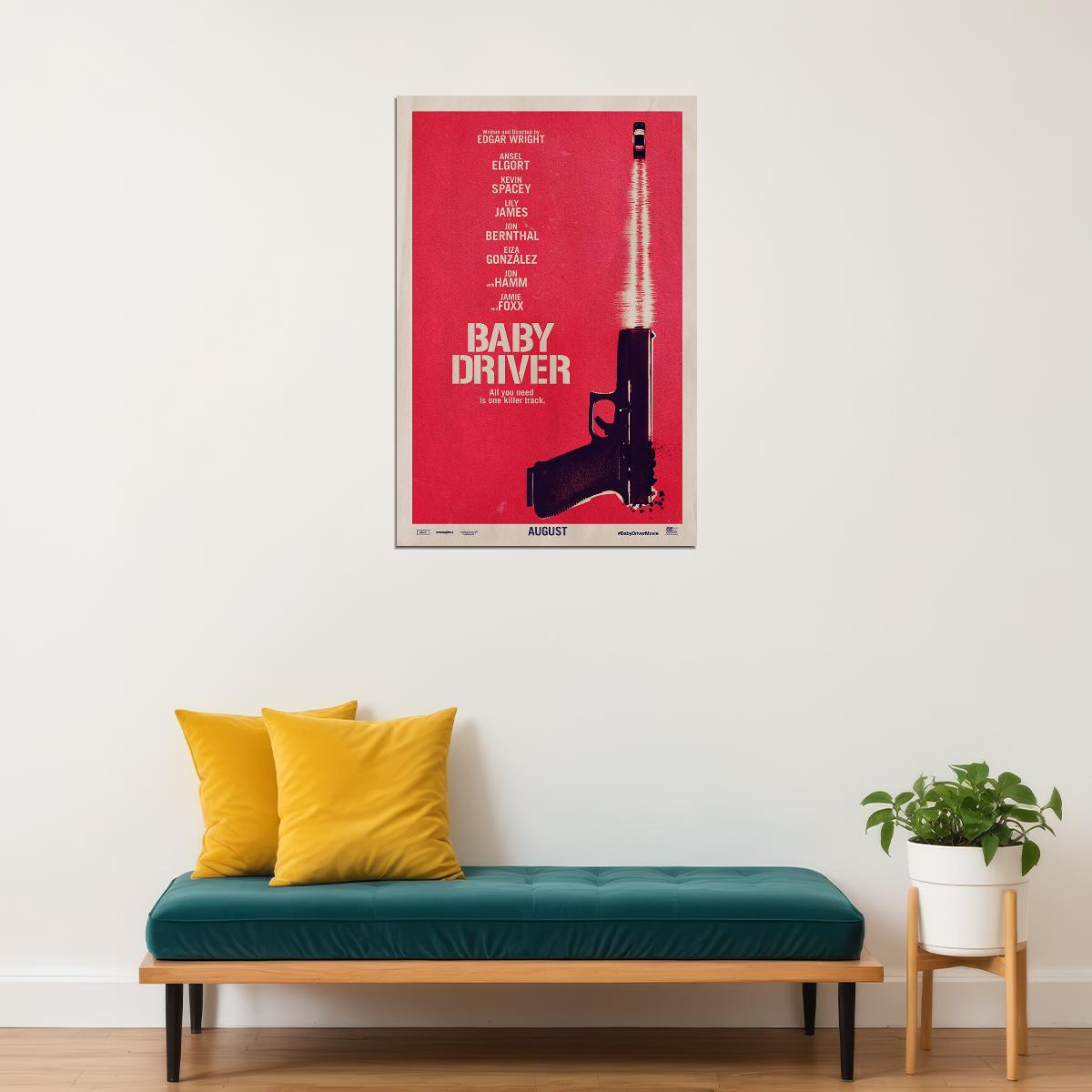 Baby Driver Action Movie Poster Wall Art Print Home Wall Decor - xonomax