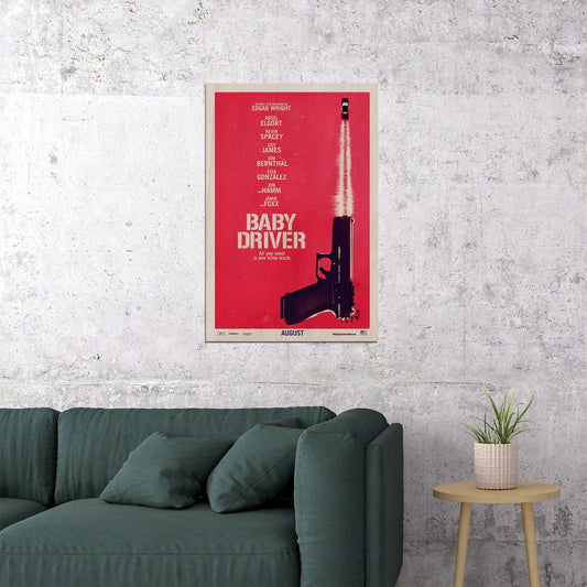 Baby Driver Action Movie Poster Wall Art Print Home Wall Decor - xonomax