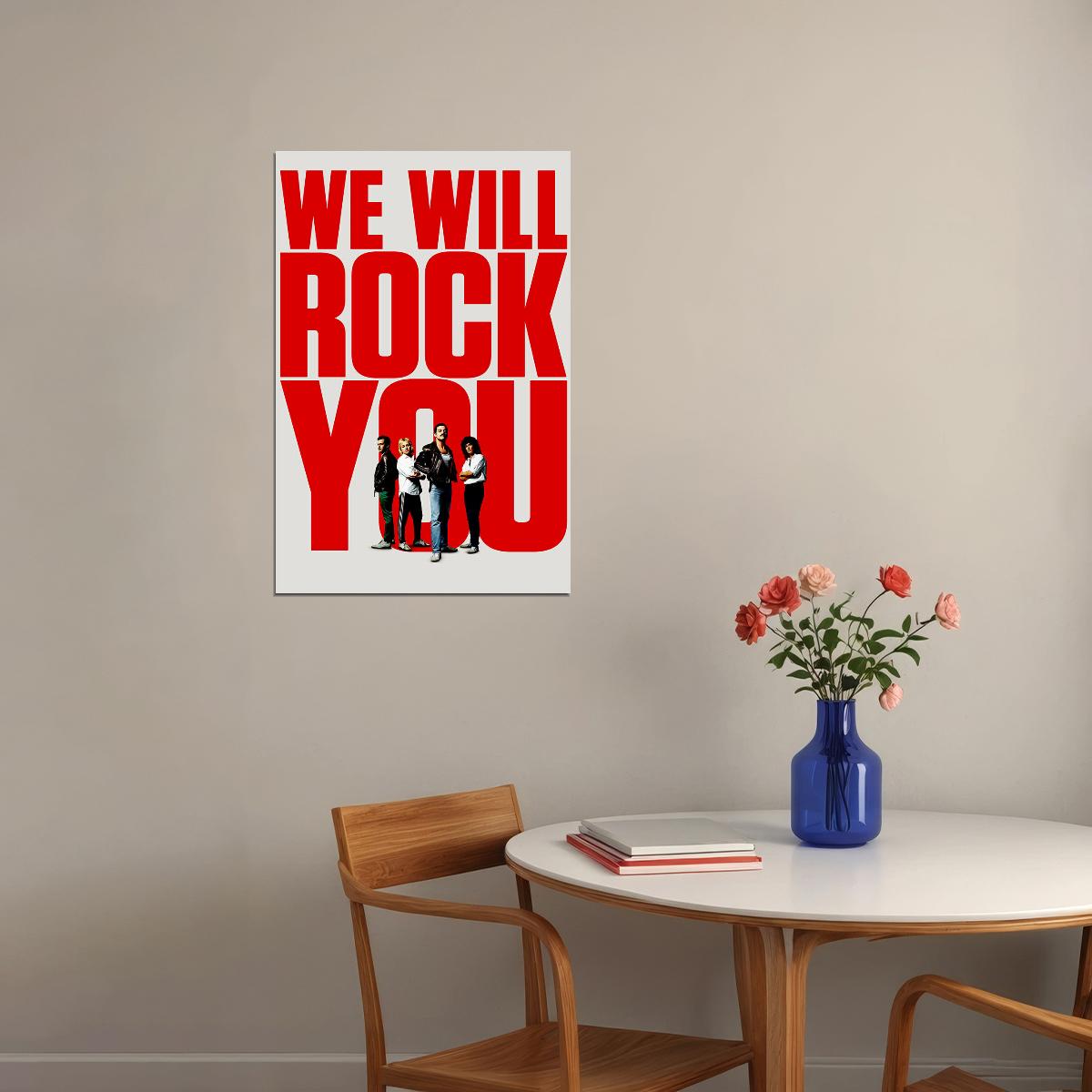 Bohemian Rhapsody Movie Poster Wall Art Print Home Wall Decor - xonomax