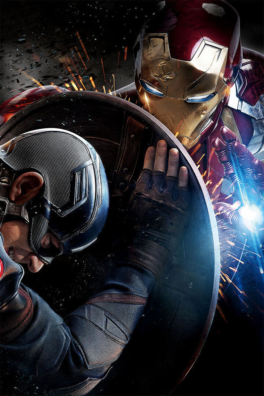 Captain America Civil War Movie Poster Wall Art Print Home Wall Decor - xonomax