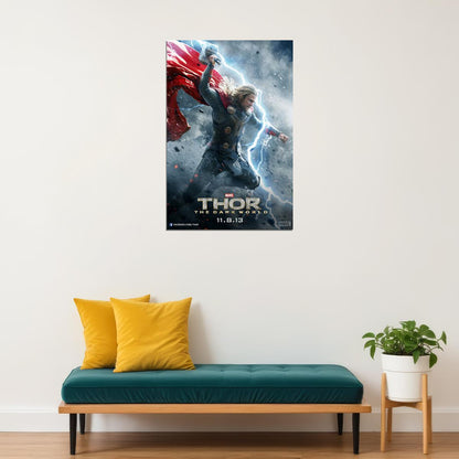 Thor Dark World Fantasy Movie Poster Wall Art Print Home Wall Decor - xonomax