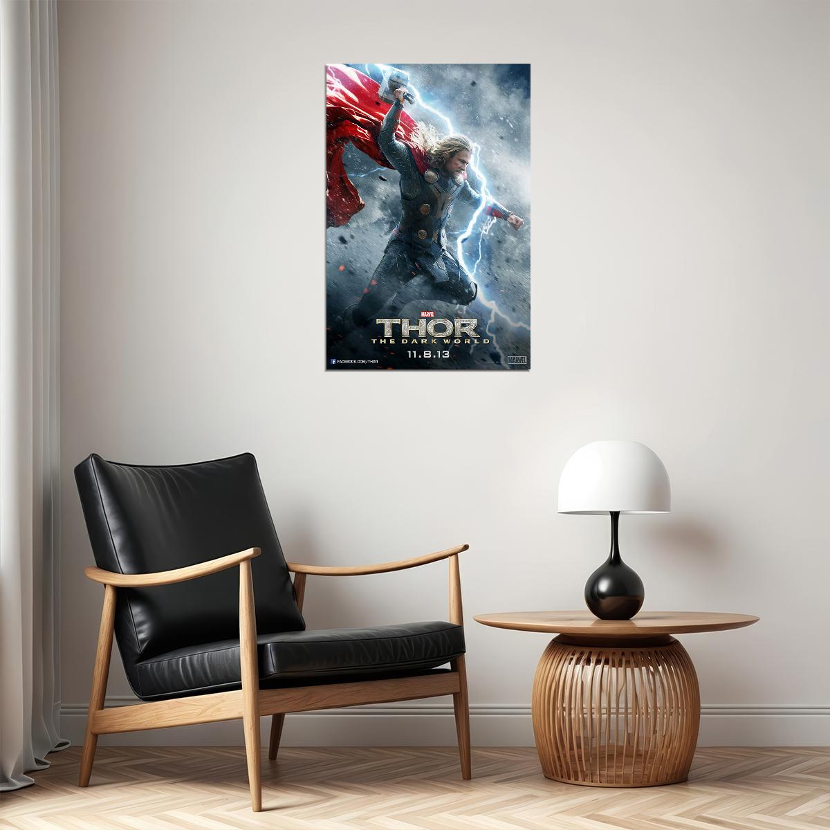 Thor Dark World Fantasy Movie Poster Wall Art Print Home Wall Decor - xonomax