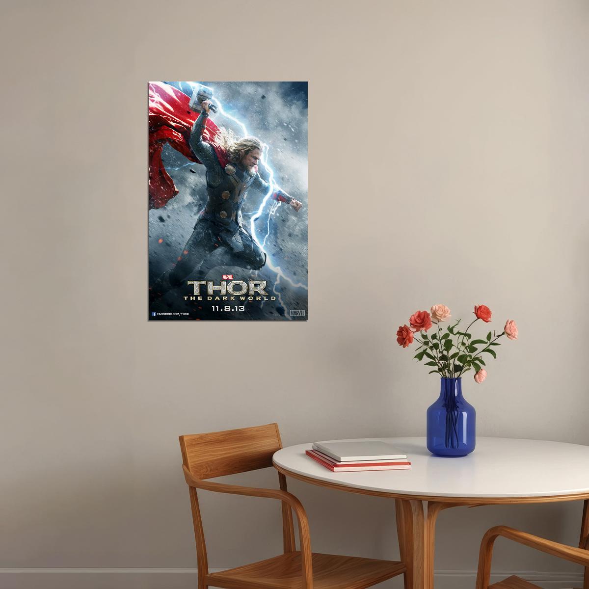 Thor Dark World Fantasy Movie Poster Wall Art Print Home Wall Decor - xonomax