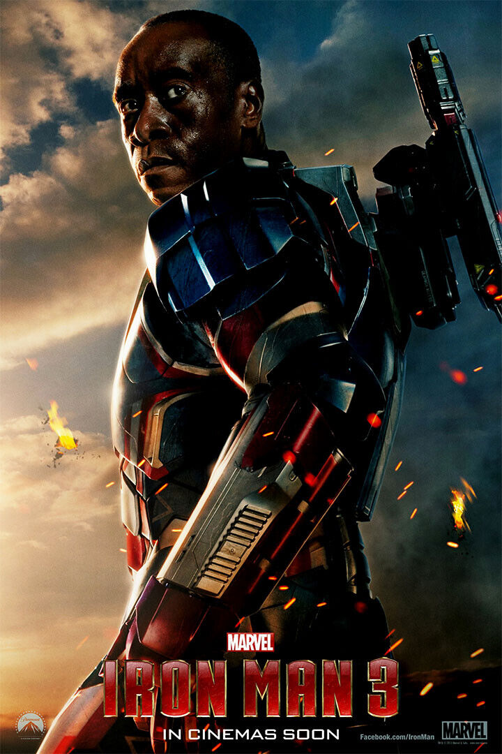 Iron Man 3 Action Fantasy Movie Poster Wall Art Print Home Wall Decor - xonomax