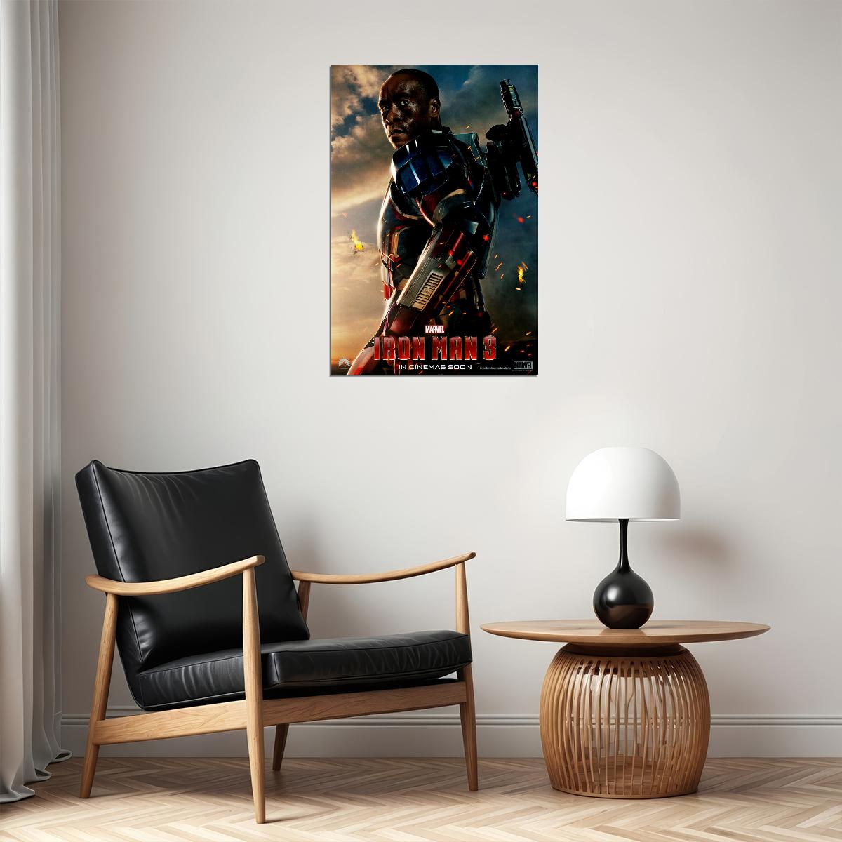 Iron Man 3 Action Fantasy Movie Poster Wall Art Print Home Wall Decor - xonomax