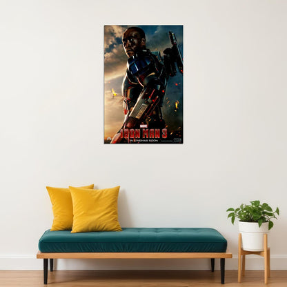 Iron Man 3 Action Fantasy Movie Poster Wall Art Print Home Wall Decor - xonomax