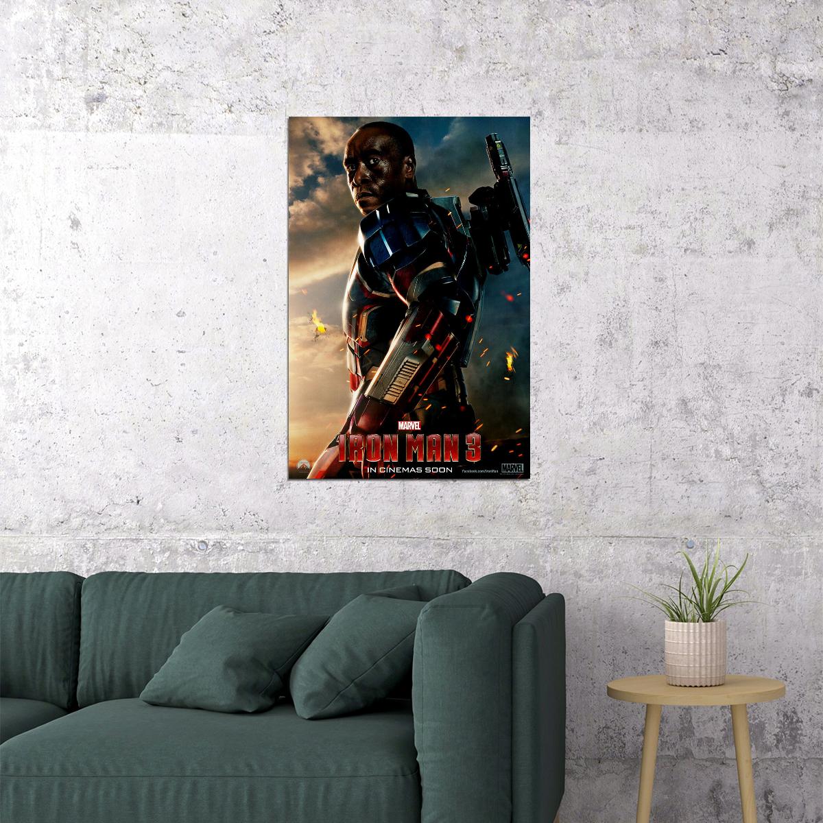 Iron Man 3 Action Fantasy Movie Poster Wall Art Print Home Wall Decor - xonomax