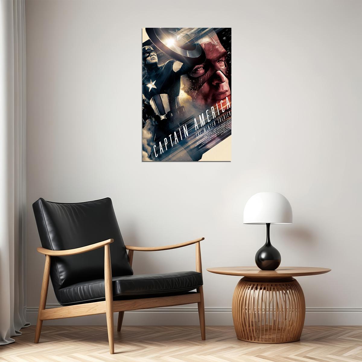 Captain America Winter Soldier Movie Poster Wall Art Print Home Wall Decor - xonomax