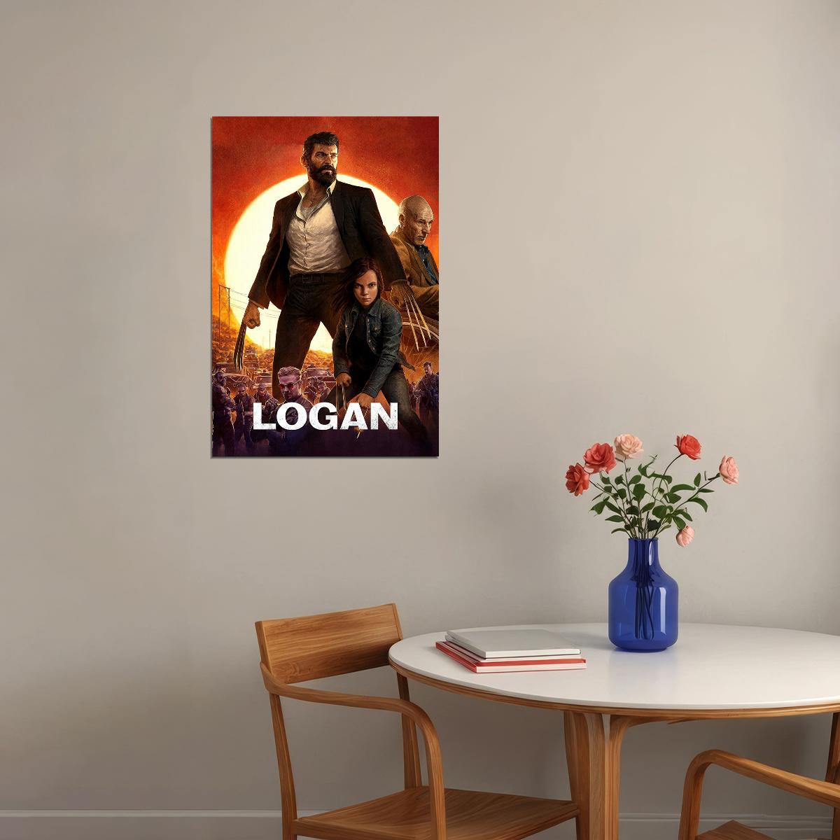 Logan Action Fantasy Movie Poster Wall Art Print Home Wall Decor - xonomax