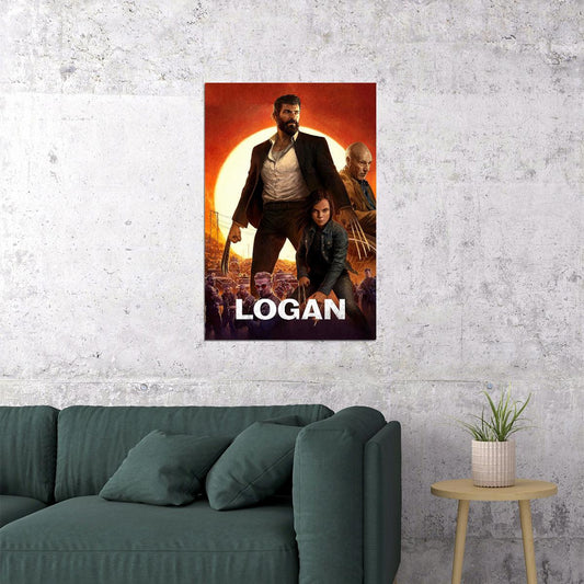 Logan Action Fantasy Movie Poster Wall Art Print Home Wall Decor - xonomax