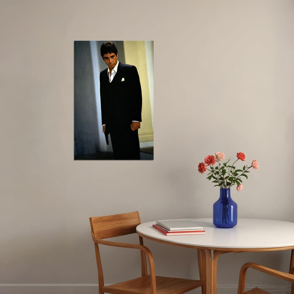 Scarface Mafia Action Fight Movie Poster Wall Art Print Home Wall Decor