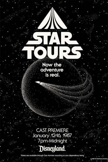 Star Tours Adventure Action Movie Poster Wall Art Print Home Wall Decor - xonomax