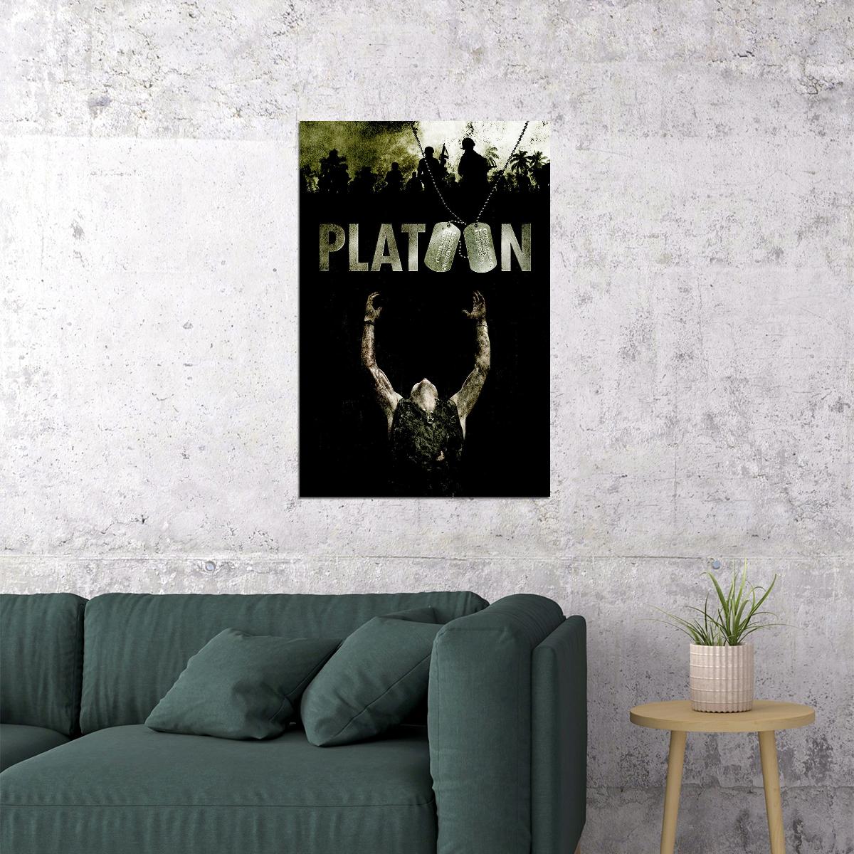 Platoon Action Movie Poster Wall Art Print Home Wall Decor - xonomax