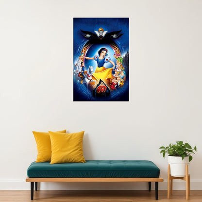 Snow White Animation Movie Poster Wall Art Print Home Wall Decor - xonomax