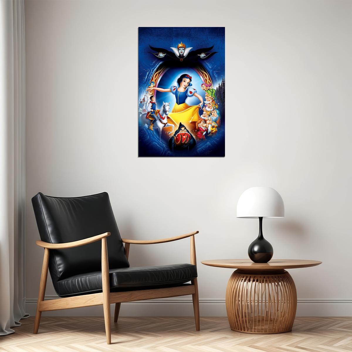 Snow White Animation Movie Poster Wall Art Print Home Wall Decor - xonomax
