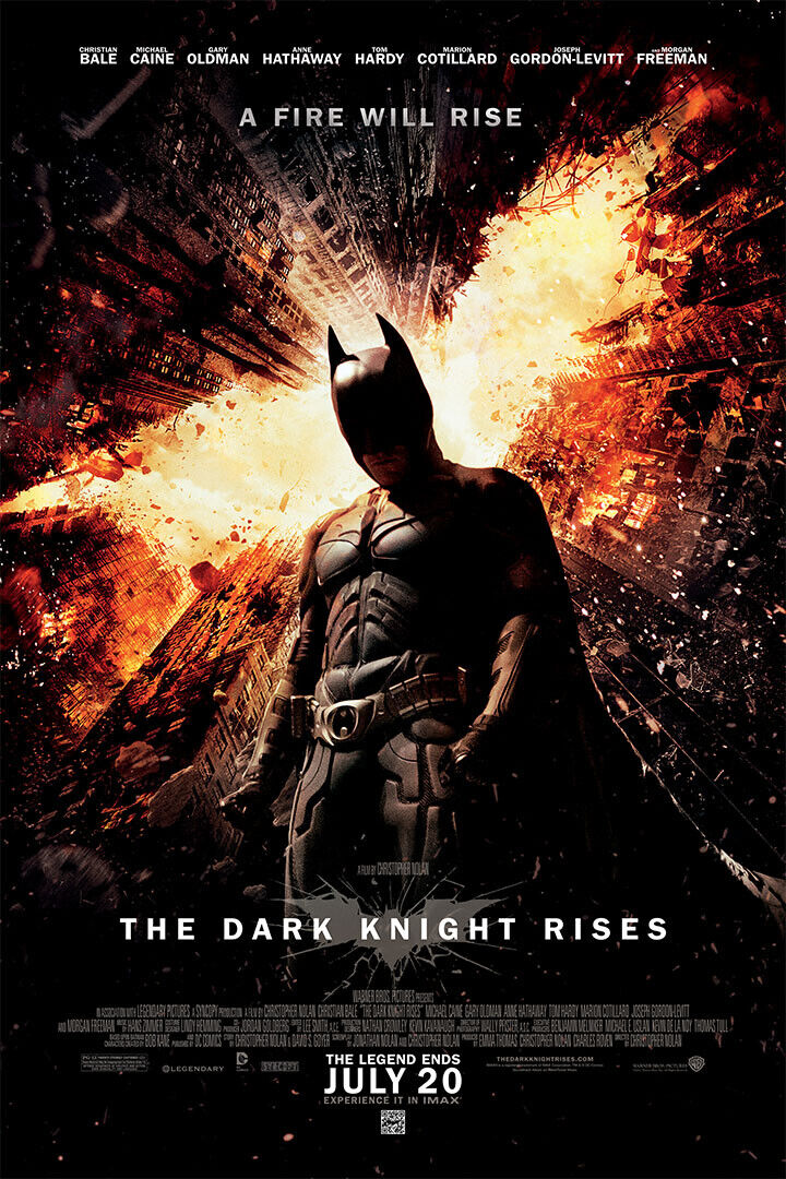 The Dark Knight Rises Action Poster Wall Art Print Home Wall Decor - xonomax
