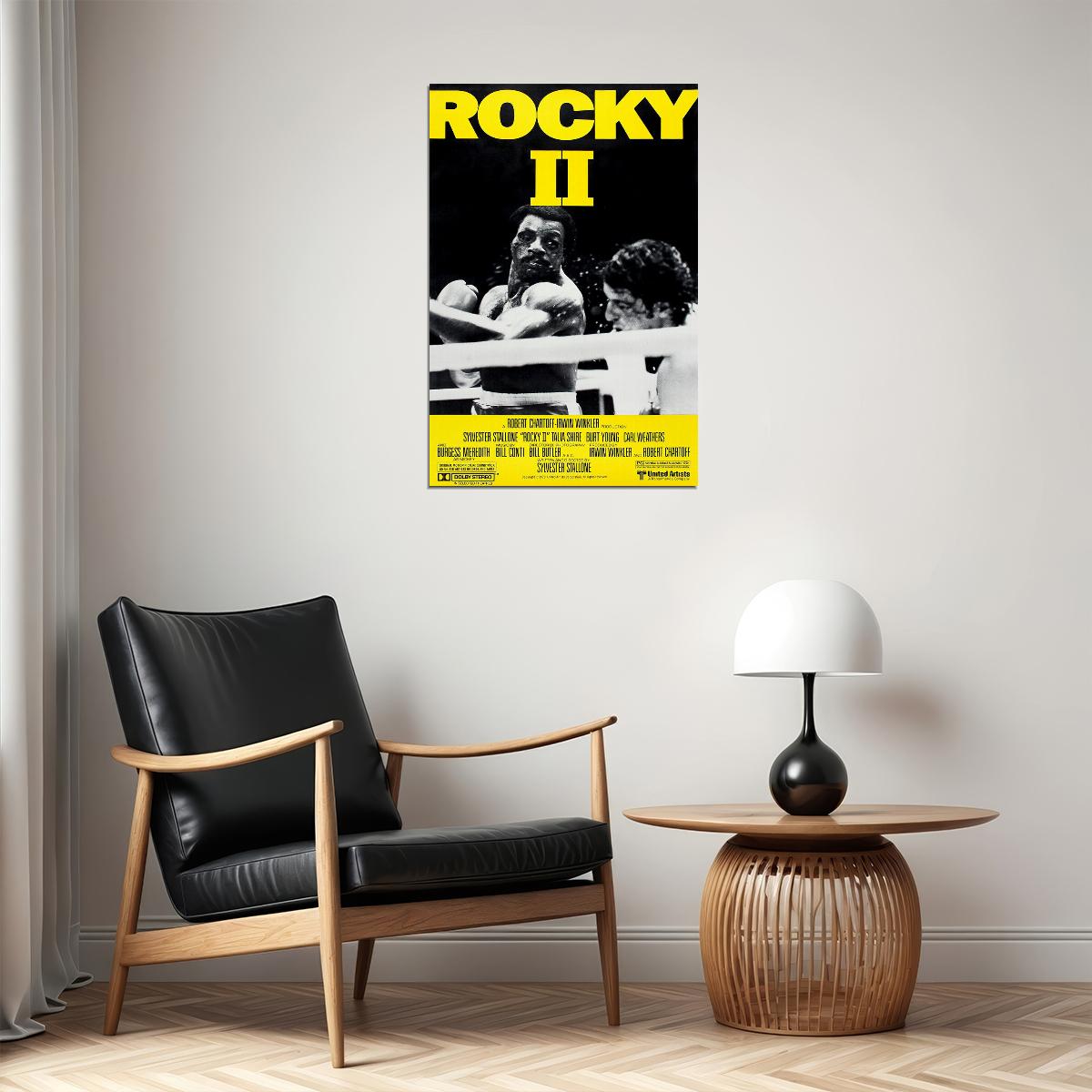 Rocky 2 Sport Box Movie Poster Wall Art Print Home Wall Decor