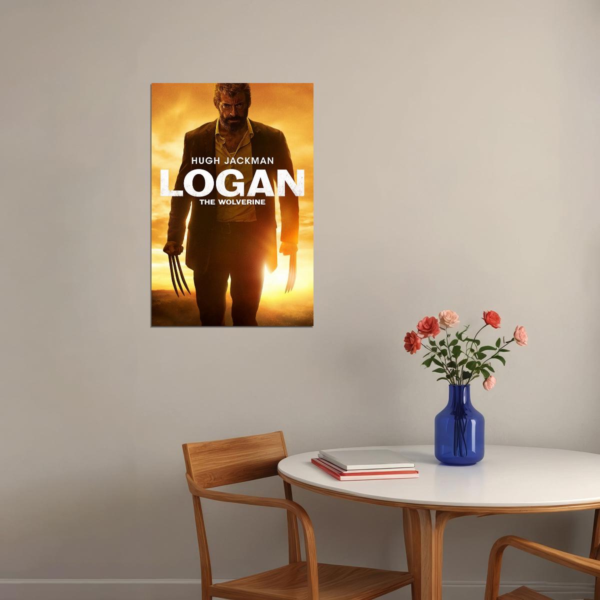 Logan Noir Action Mutant Movie Poster Wall Art Print Home Wall Decor - xonomax