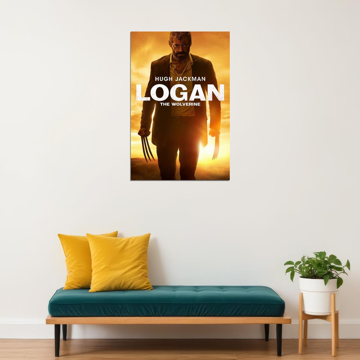 Logan Noir Action Mutant Movie Poster Wall Art Print Home Wall Decor - xonomax