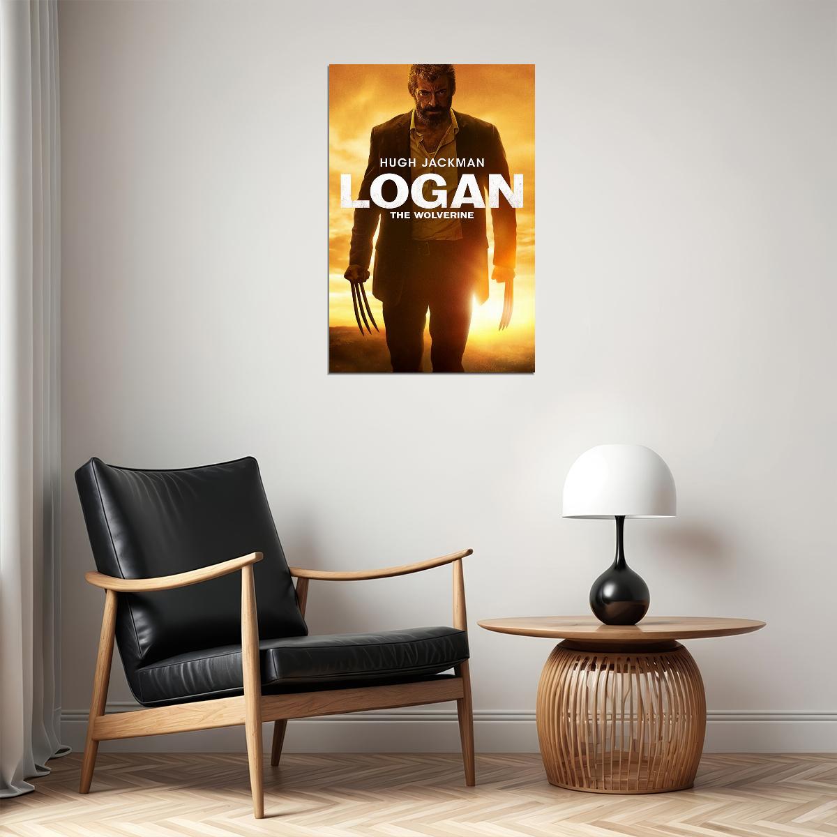 Logan Noir Action Mutant Movie Poster Wall Art Print Home Wall Decor - xonomax