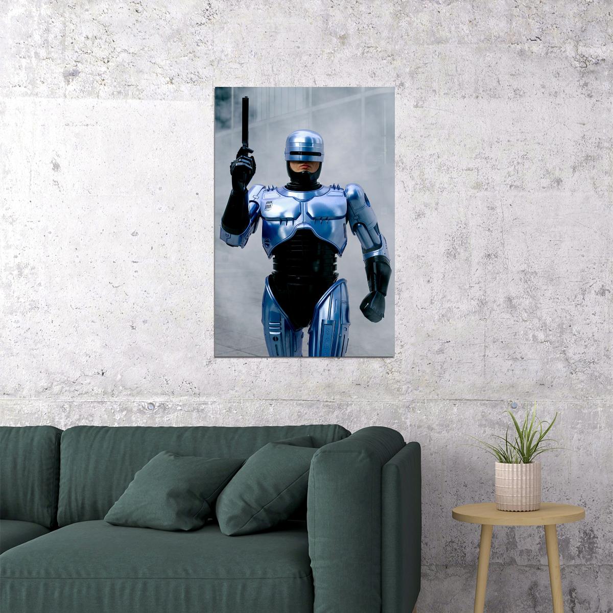 Robocop Action Movie Poster Wall Art Print Home Wall Decor