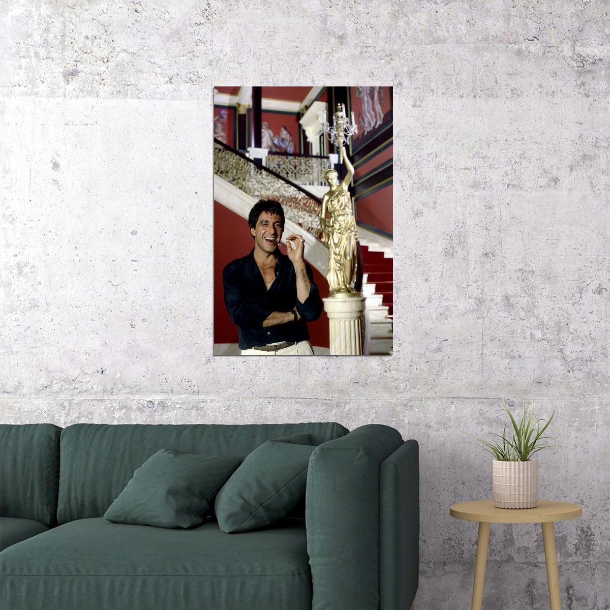 Scarface Mafia Gangster Movie Poster Wall Art Print Home Wall Decor