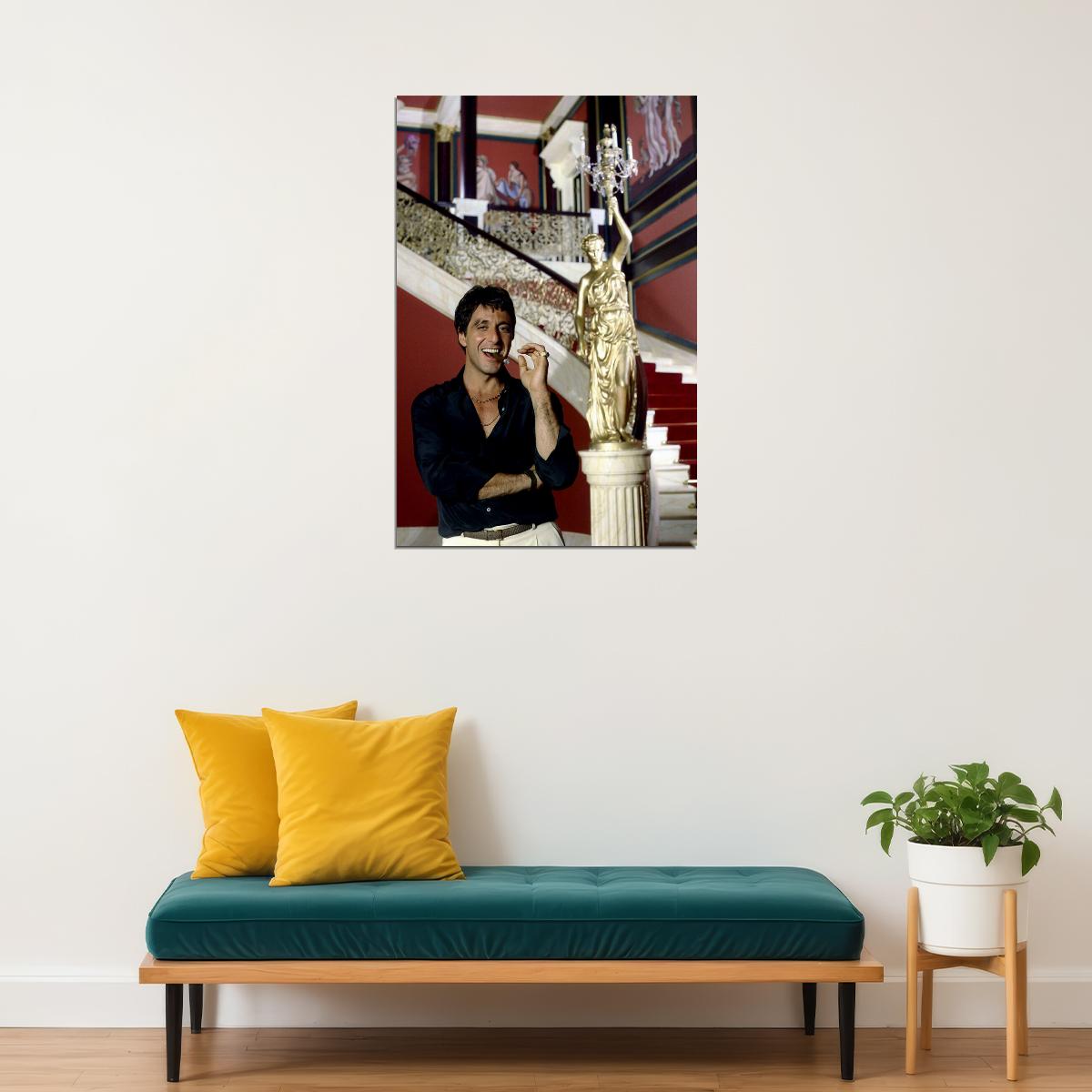 Scarface Mafia Gangster Movie Poster Wall Art Print Home Wall Decor