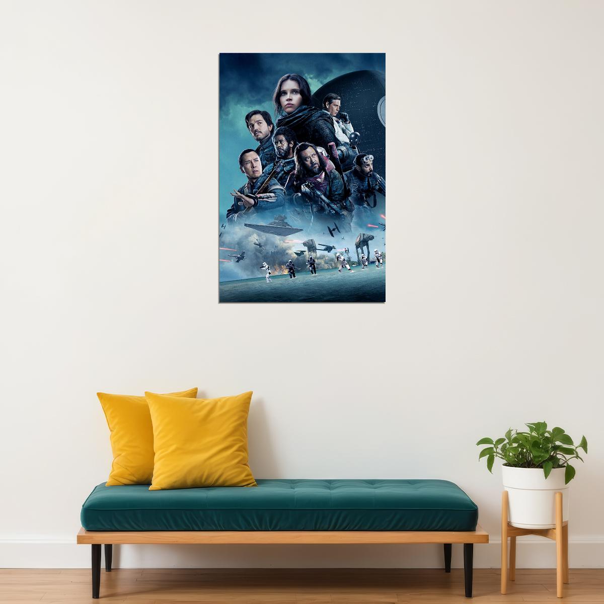 Rogue One A Star Wars Story Movie Poster Wall Art Print Home Wall Decor