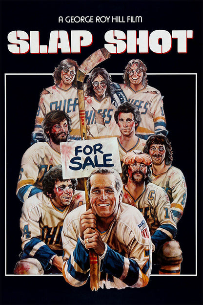 Slap Shot Classic Movie Poster Wall Art Print Home Wall Decor