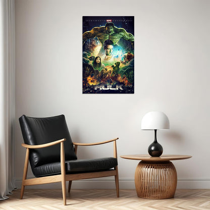 The Hulk Action Adventure Movie Poster Wall Art Print Home Wall Decor - xonomax
