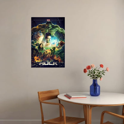 The Hulk Action Adventure Movie Poster Wall Art Print Home Wall Decor - xonomax