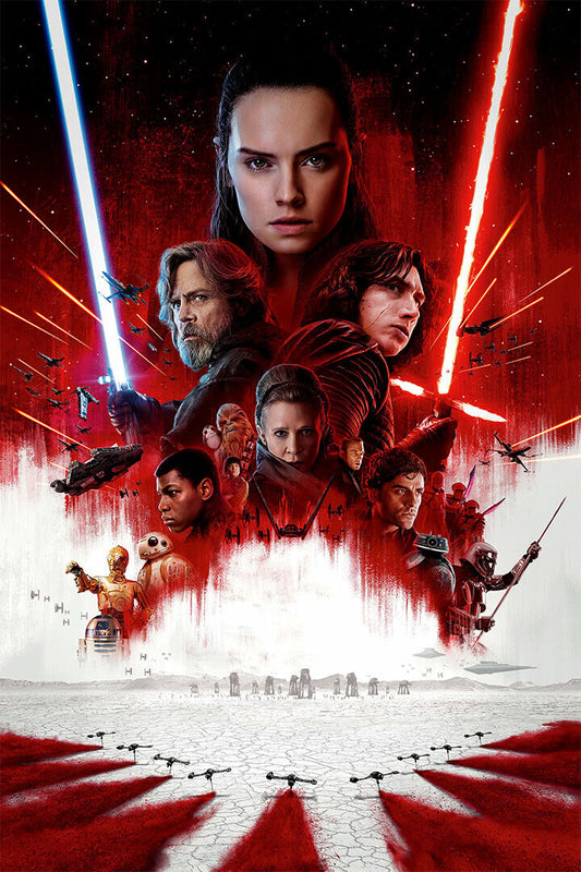 Star Wars The Last Jedi Movie Poster Wall Art Print Home Wall Decor - xonomax