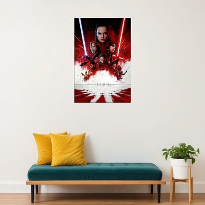 Star Wars The Last Jedi Movie Poster Wall Art Print Home Wall Decor - xonomax