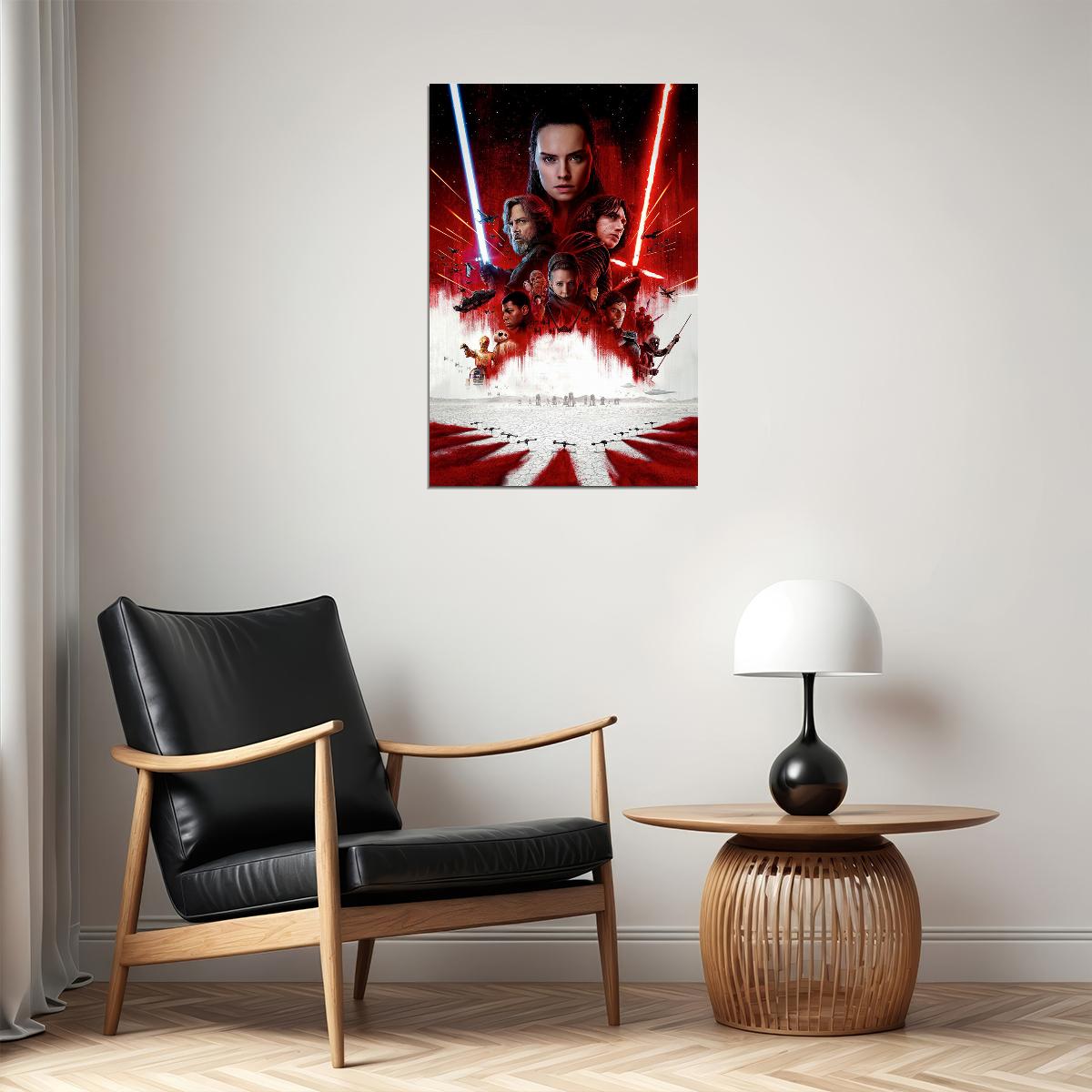 Star Wars The Last Jedi Movie Poster Wall Art Print Home Wall Decor - xonomax