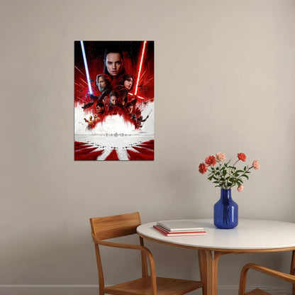 Star Wars The Last Jedi Movie Poster Wall Art Print Home Wall Decor - xonomax