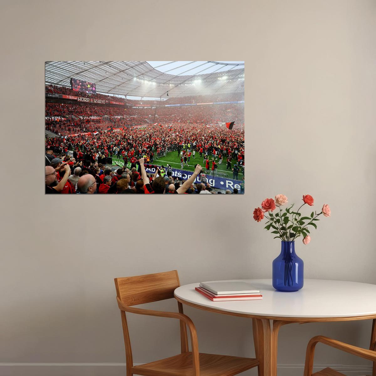 Leverkusen Champions Germany Football Sports Poster Wall Art Print Home Wall Decor - xonomax