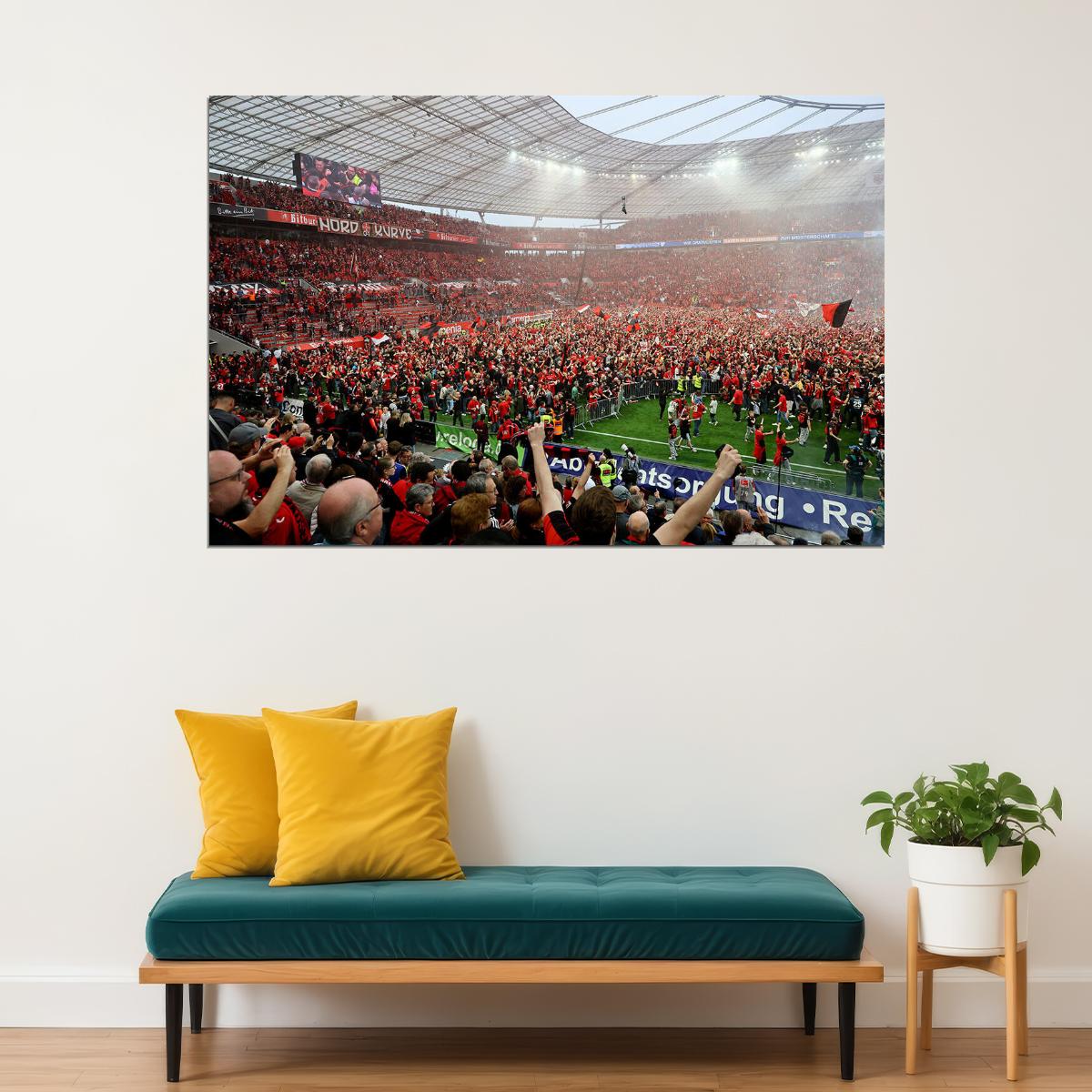 Leverkusen Champions Germany Football Sports Poster Wall Art Print Home Wall Decor - xonomax