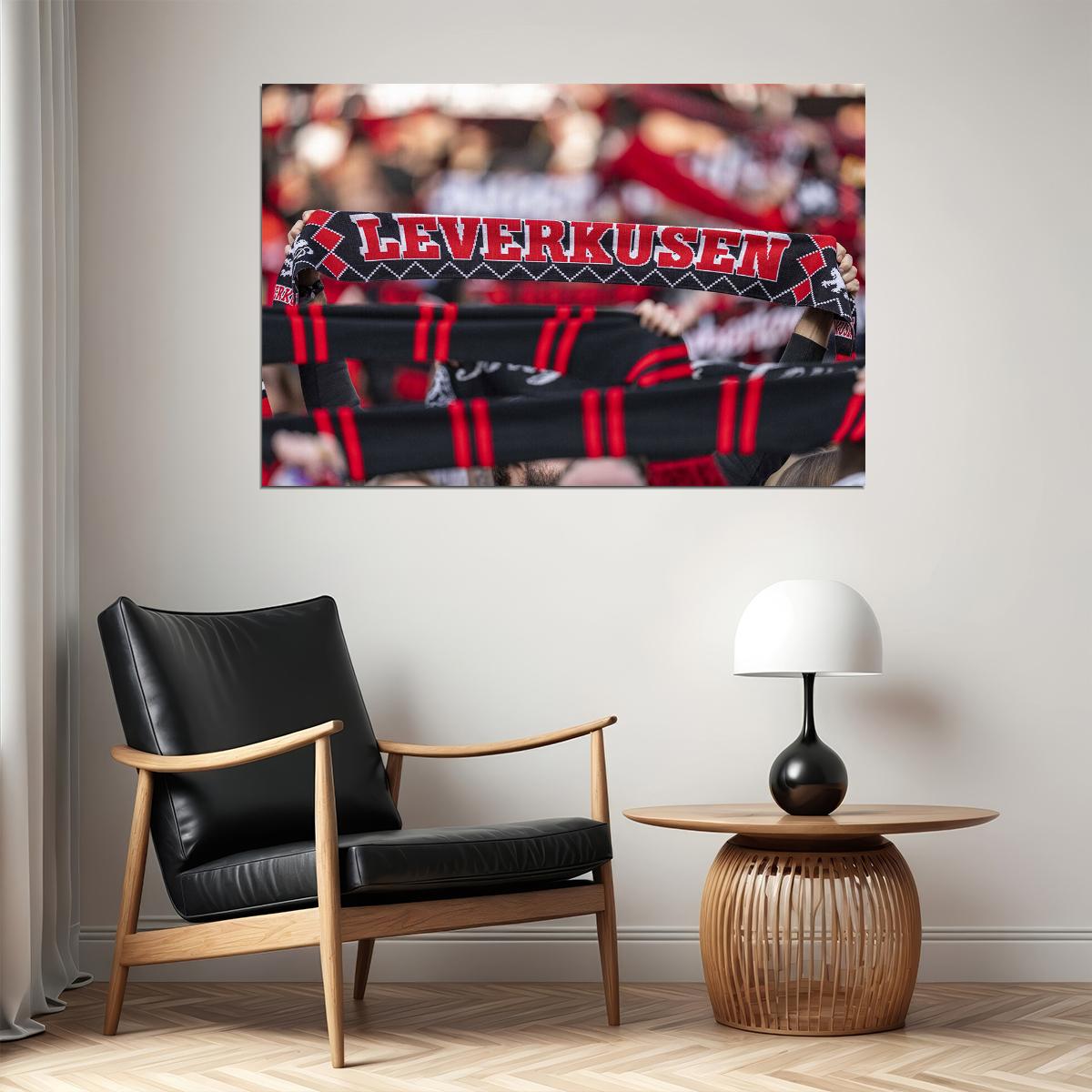 Leverkusen Champions Celebration Germany Football Sports Poster Wall Art Print Home Wall Decor - xonomax