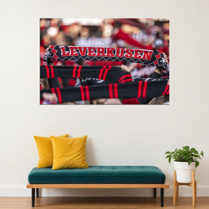 Leverkusen Champions Celebration Germany Football Sports Poster Wall Art Print Home Wall Decor - xonomax