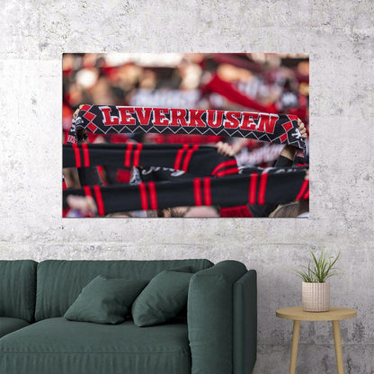 Leverkusen Champions Celebration Germany Football Sports Poster Wall Art Print Home Wall Decor - xonomax