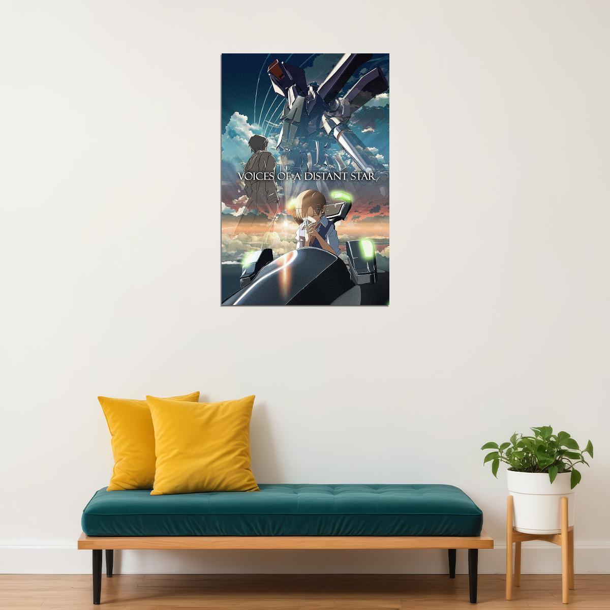 Voices Of A Distant Star Science Fiction Anime Film Poster Wall Art Print Home Wall Decor - xonomax