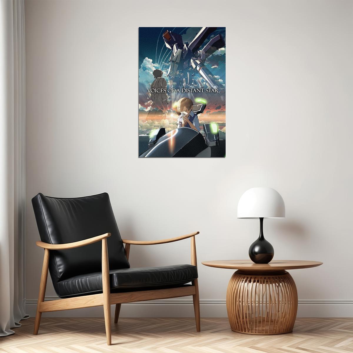 Voices Of A Distant Star Science Fiction Anime Film Poster Wall Art Print Home Wall Decor - xonomax